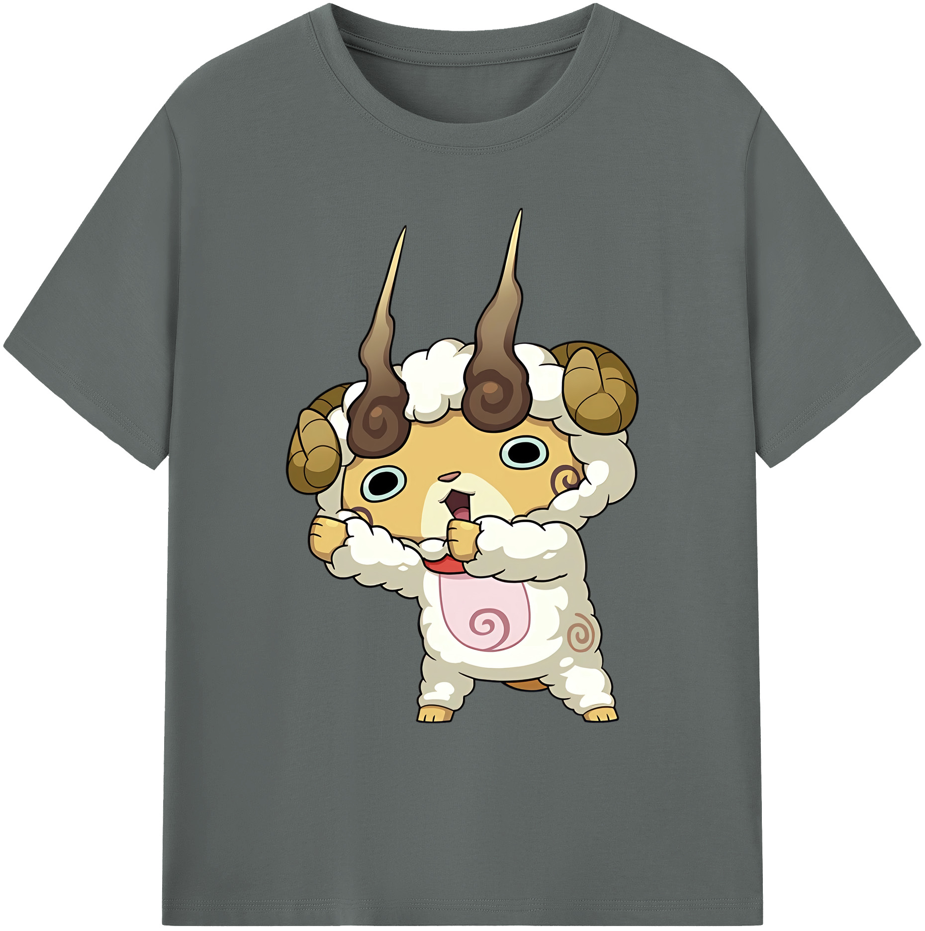 （画像用） 妖怪ウォッチ Yo-kai Watch 綿100％ メンズ半袖Tシャツ｜肌触りやわらか＆通気性
